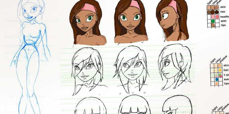 Création de personnage et character design